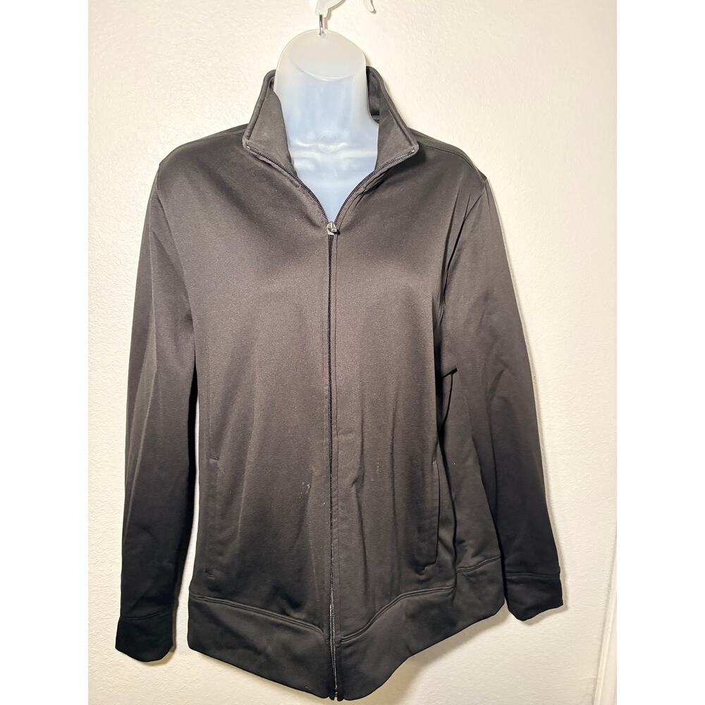 Sport-Tek Sport-Wick Full-Zip Training Jacket - Black, Size L